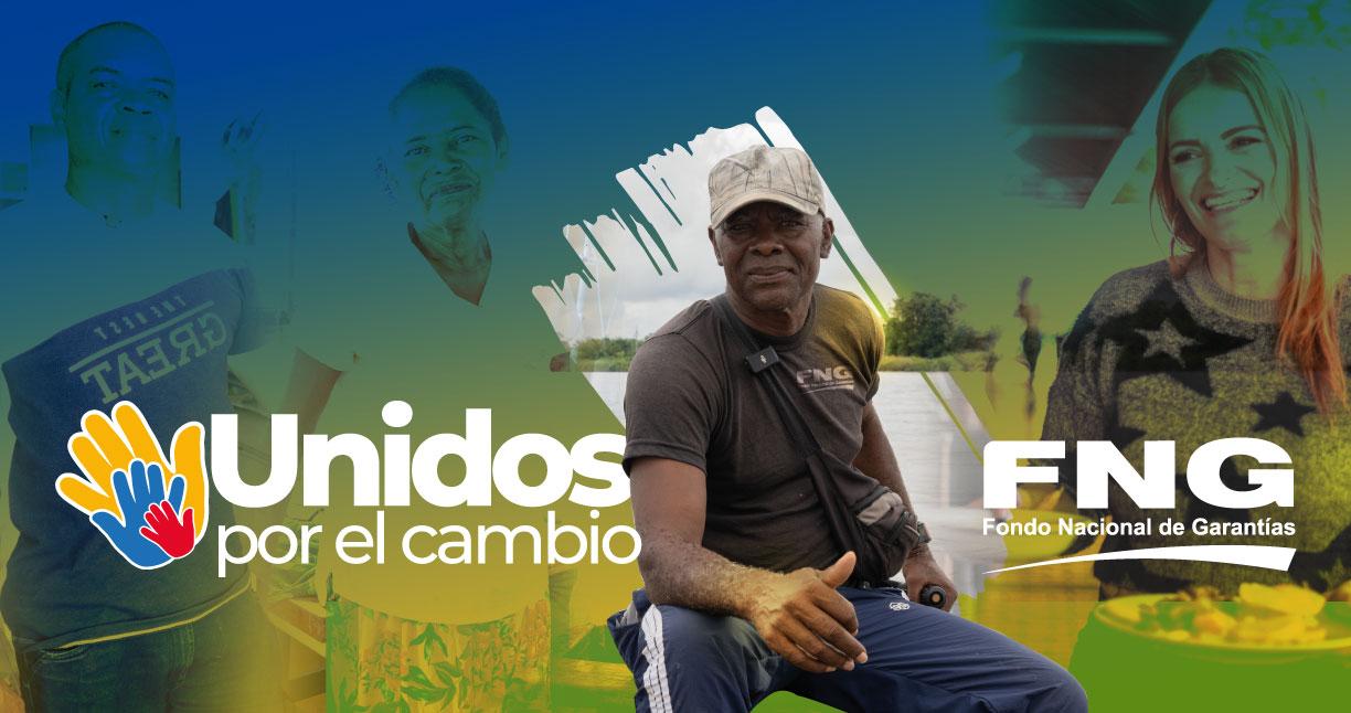 Imagen de hombre pescador con logo fng